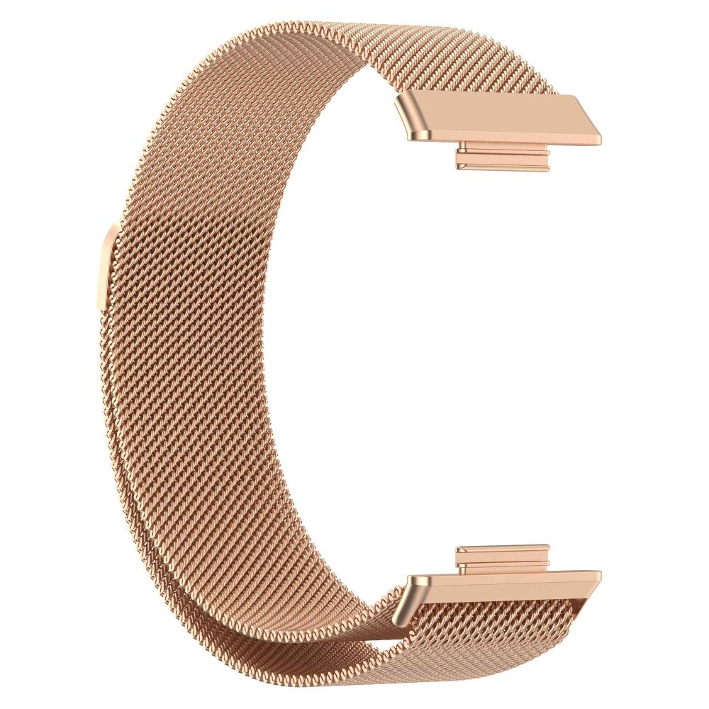 Huawei Watch Fit 2 Armbånd Milanese Loop, Rose guld