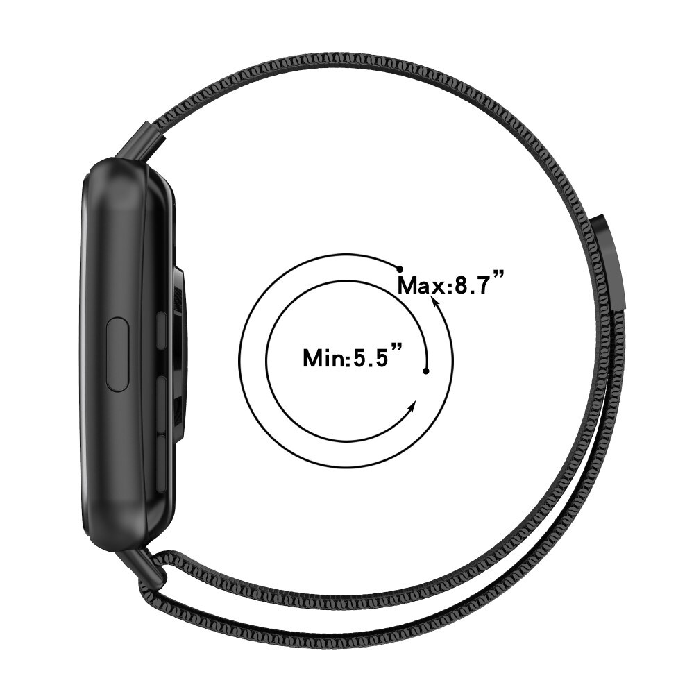 Huawei Watch Fit 2 Armbånd Milanese Loop, Sølv