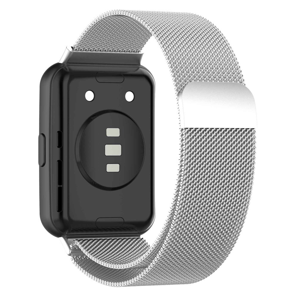 Huawei Watch Fit 2 Armbånd Milanese Loop, Sølv