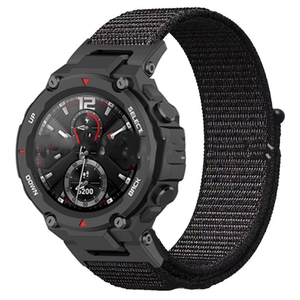 Amazfit T-Rex Pro/T-Rex Armbånd i nylon, Sort