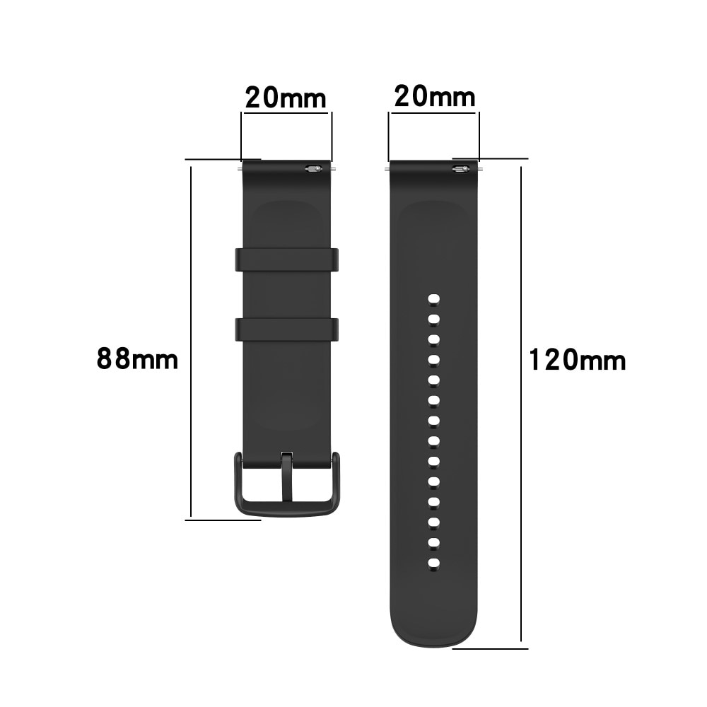 Withings Scanwatch Horizon Armbånd i silikone, Rød