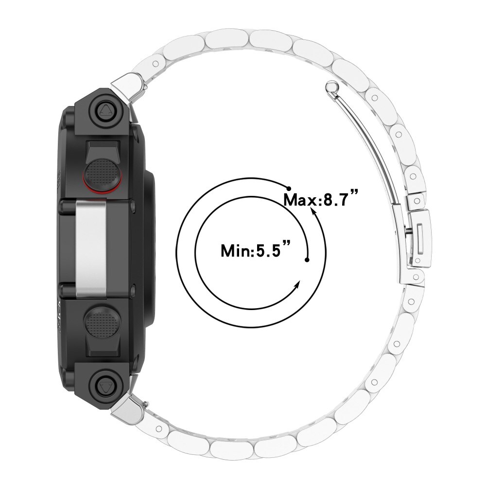 Amazfit T-Rex 2 Stilrent linkarmbånd i metal, Sort
