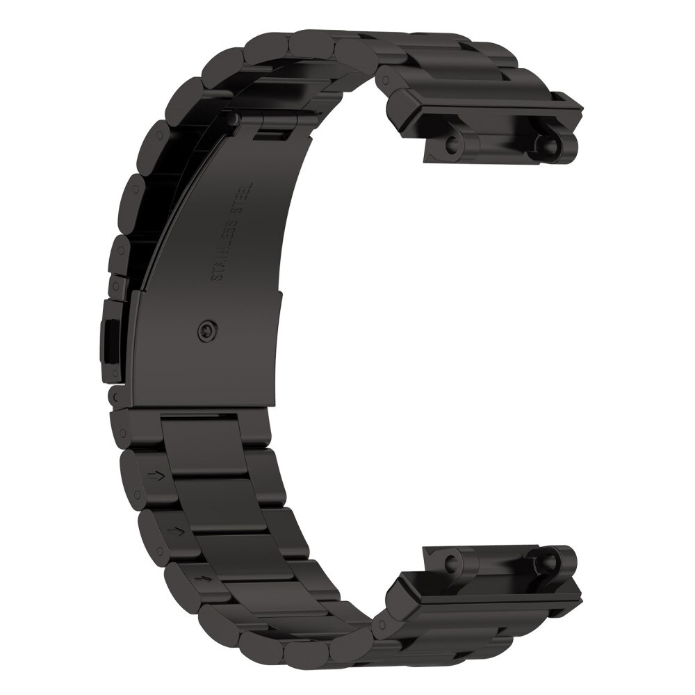 Amazfit T-Rex 2 Stilrent linkarmbånd i metal, Sort