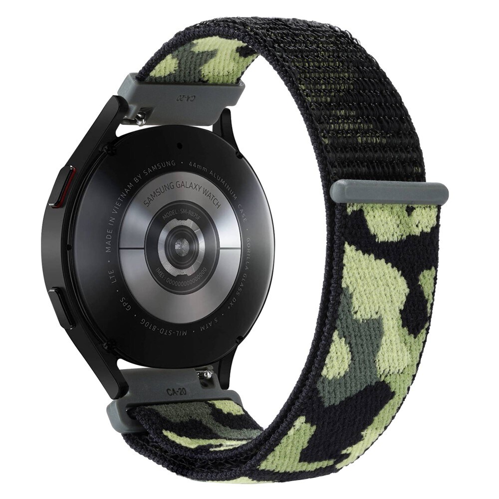 Samsung Galaxy Watch 5 40mm Armbånd i nylon, Camouflage