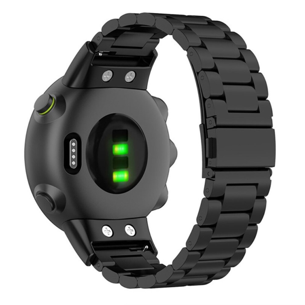 Garmin Forerunner 45 Stilrent linkarmbånd i metal, Sort