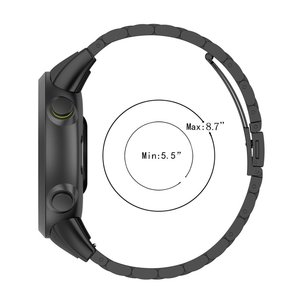 Garmin Forerunner 45 Stilrent linkarmbånd i metal, Sort