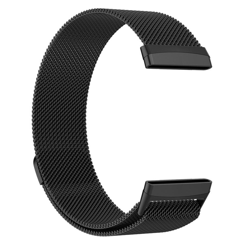 Fitbit Sense/Versa 3 Armbånd Milanese Loop, Sort