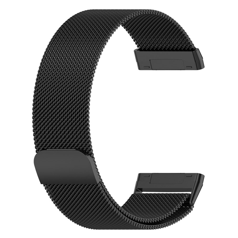 Fitbit Sense/Versa 3 Armbånd Milanese Loop, Sort