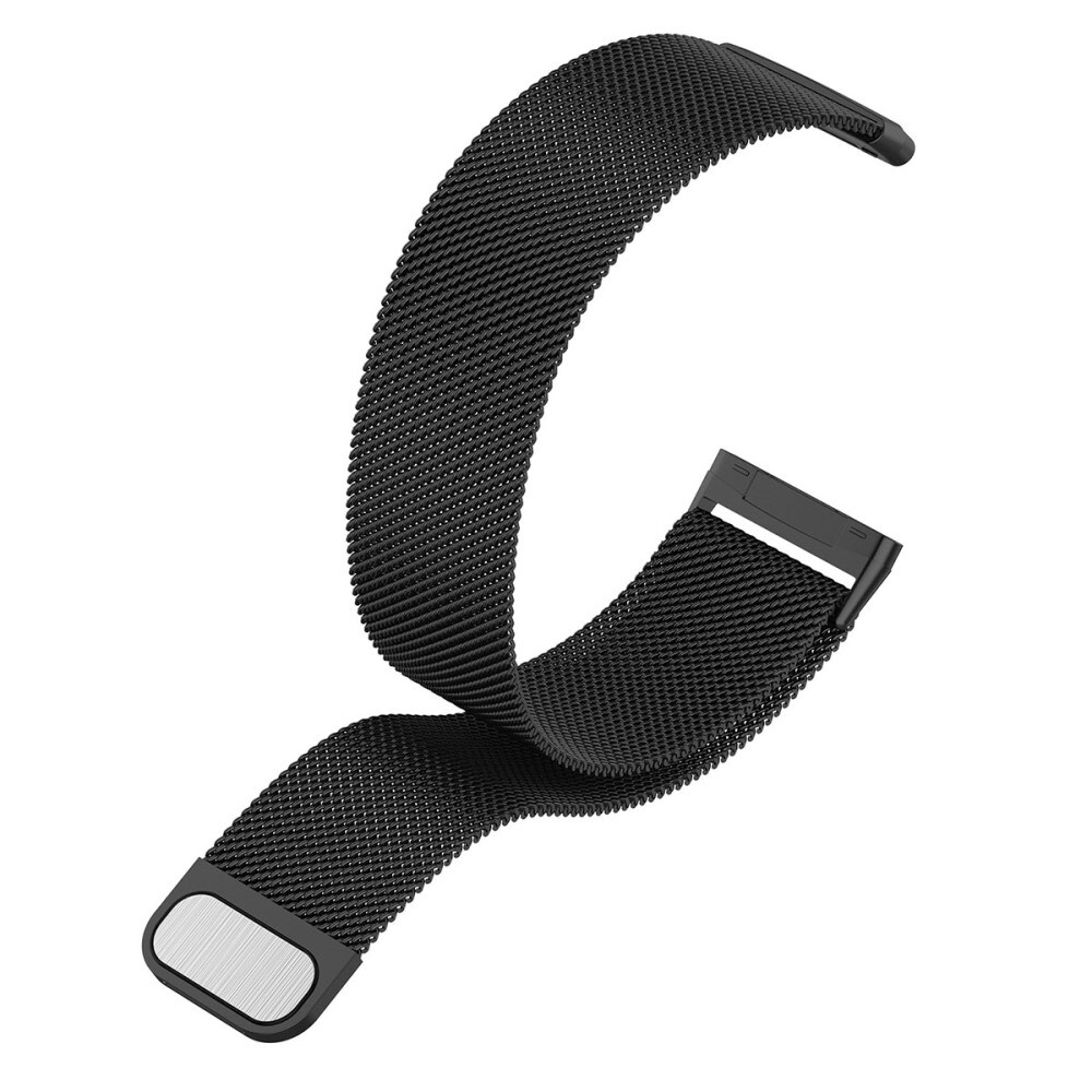Fitbit Sense/Versa 3 Armbånd Milanese Loop, Sort