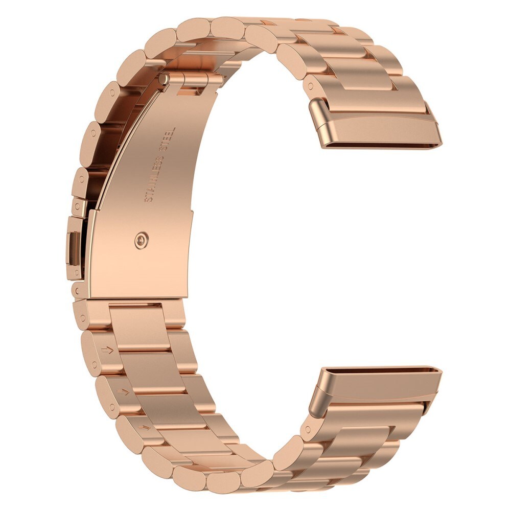 Fitbit Sense 2 Stilrent linkarmbånd i metal, Rose guld