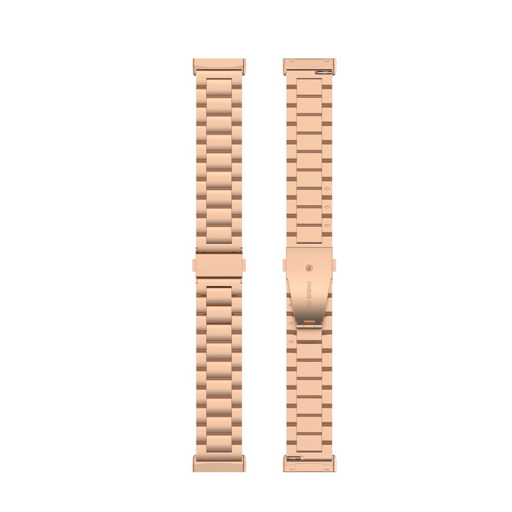 Fitbit Sense 2 Stilrent linkarmbånd i metal, Rose guld