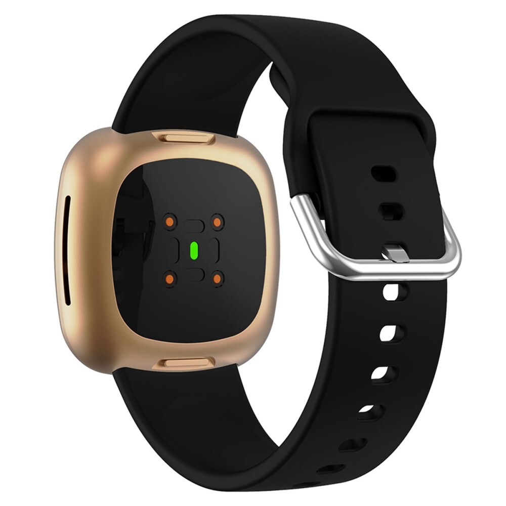 Fitbit Sense 2 Armbånd i silikone, Sort