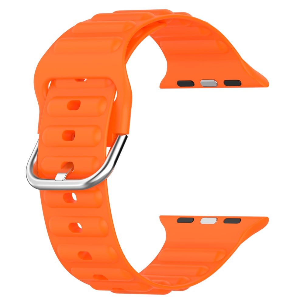Apple Watch Series 11 42mm Sporty armbånd i silikone, Orange
