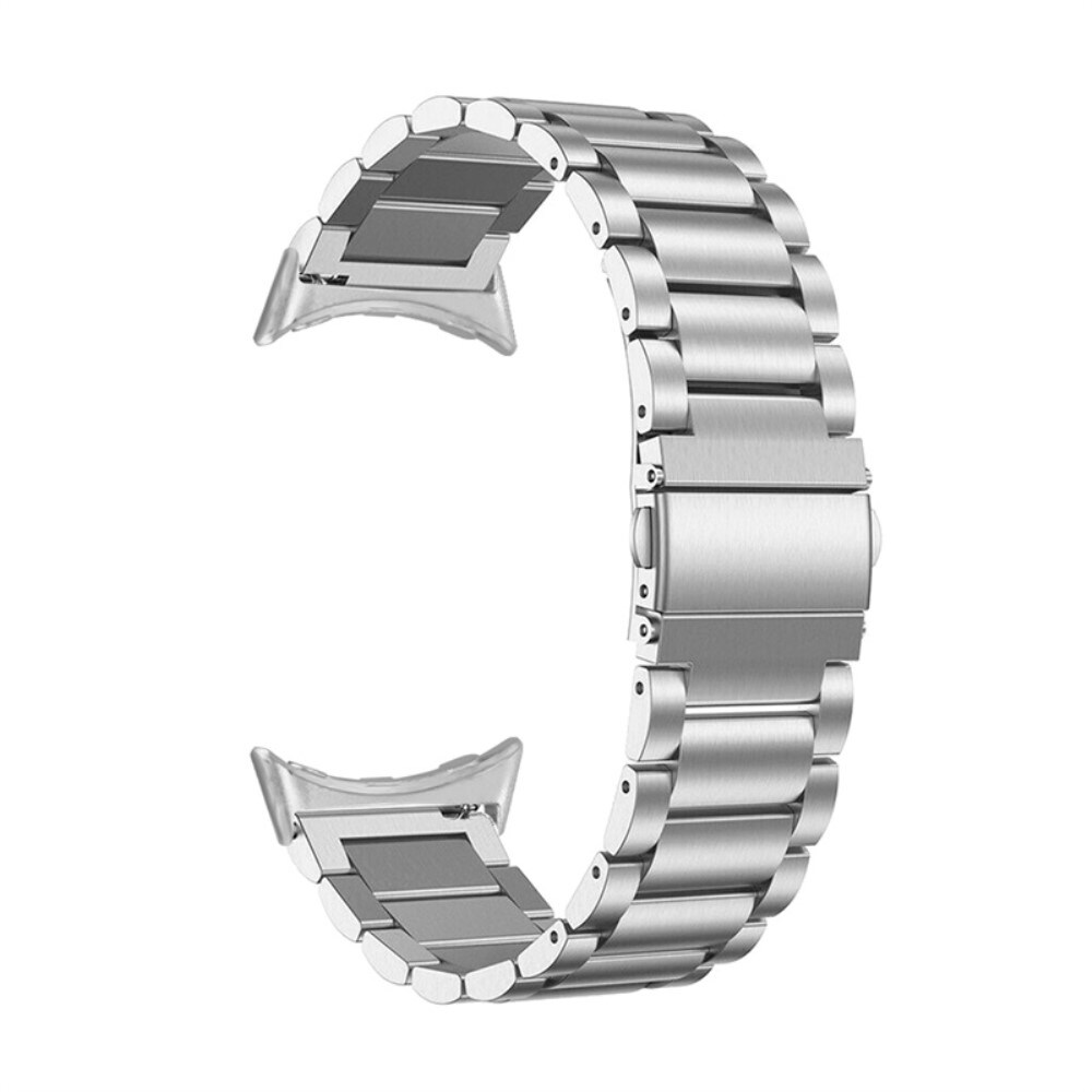 Google Pixel Watch 3 41mm Stilrent linkarmbånd i metal, Sølv