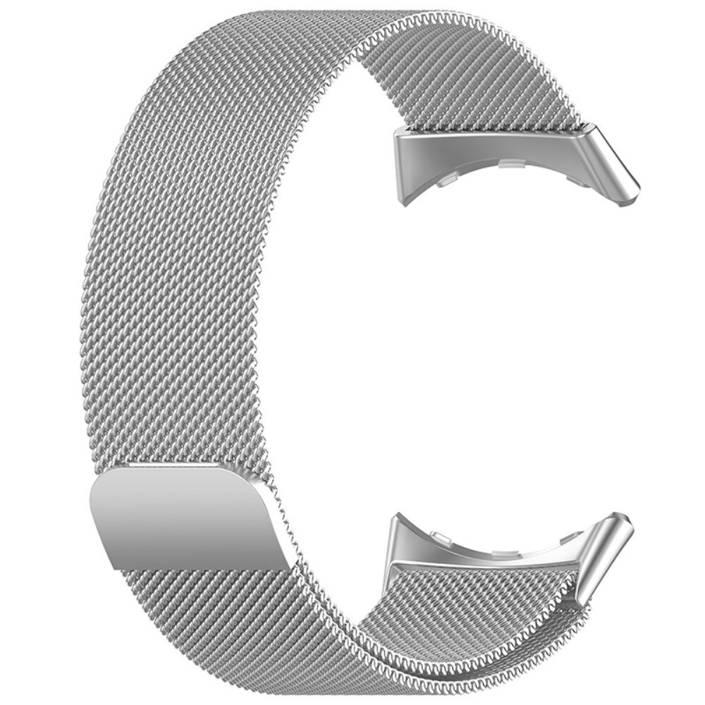 Google Pixel Watch 4 41mm Armbånd Milanese Loop, Sølv