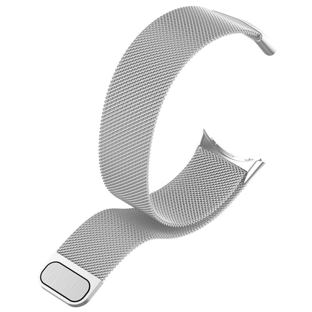 Google Pixel Watch 4 41mm Armbånd Milanese Loop, Sølv