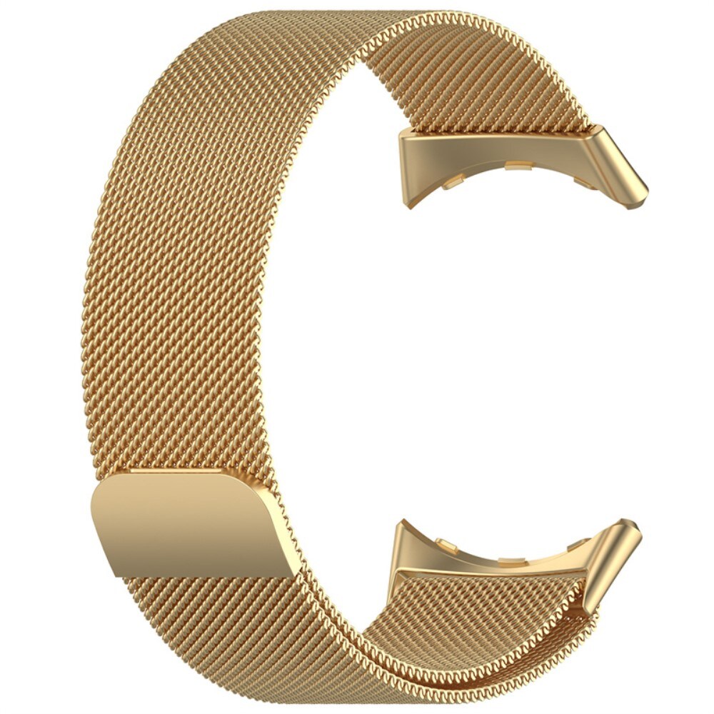 Google Pixel Watch 4 45mm Armbånd Milanese Loop, Guld
