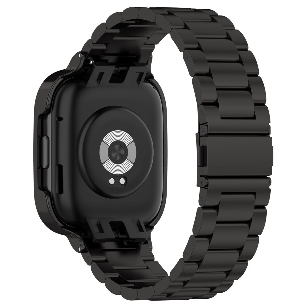 Xiaomi Redmi Watch 3 Stilrent linkarmbånd i metal, Sort