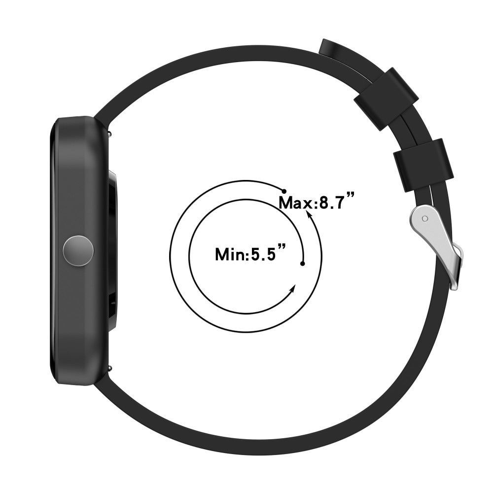  OnePlus Watch Armbånd i silikone, Sort