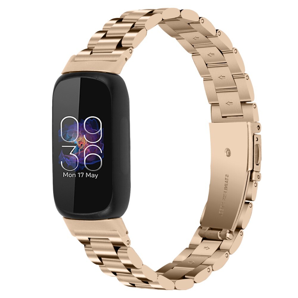 Fitbit Inspire 3 Stilrent linkarmbånd i metal, Guld