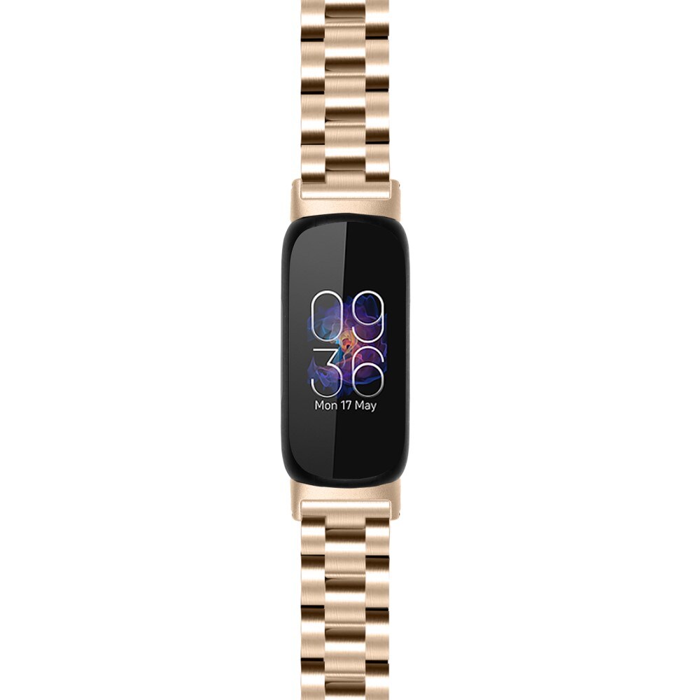 Fitbit Inspire 3 Stilrent linkarmbånd i metal, Guld