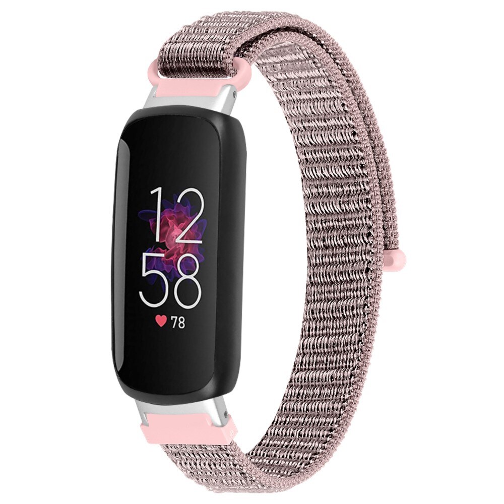 Fitbit Inspire 3 Armbånd i nylon, Lyserød