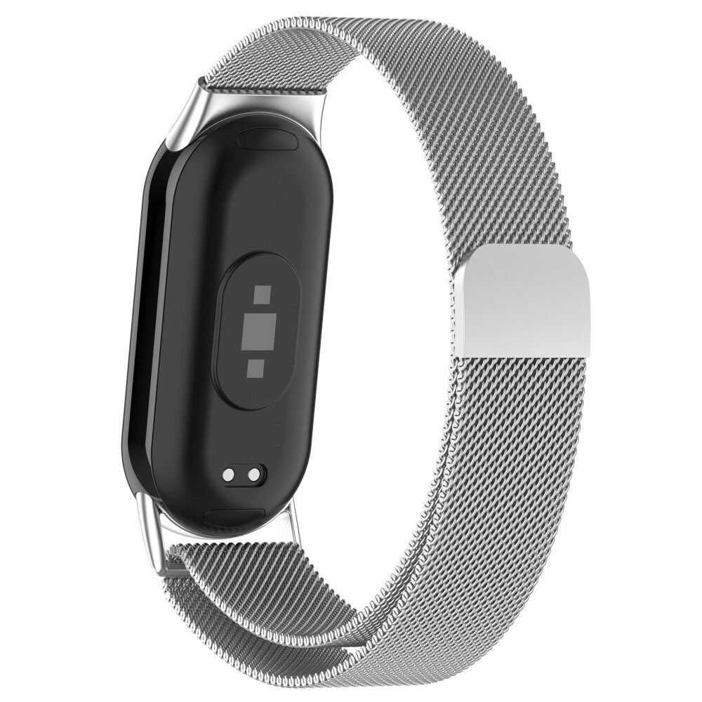Xiaomi Mi Band 9 Armbånd Milanese Loop, Sølv