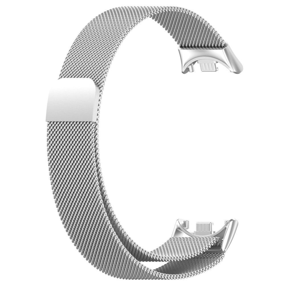 Xiaomi Mi Band 9 Armbånd Milanese Loop, Sølv