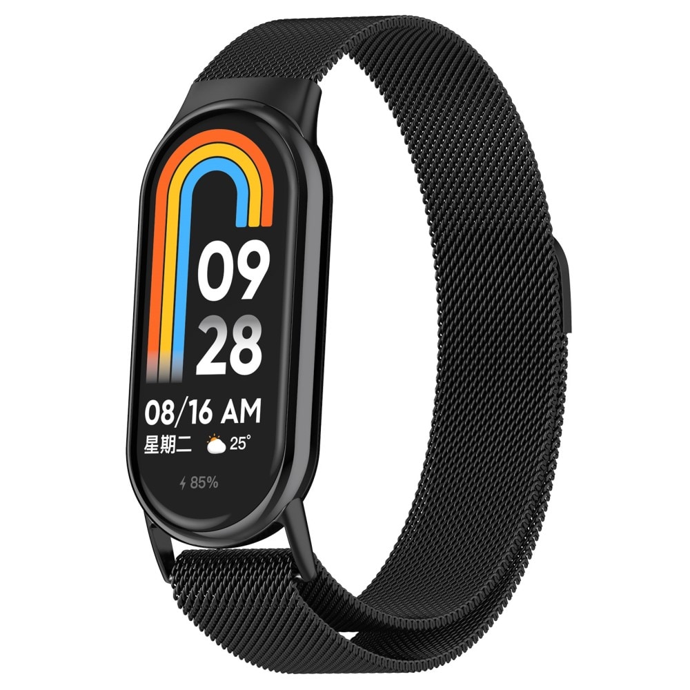 Xiaomi Mi Band 9 Armbånd Milanese Loop, Sort