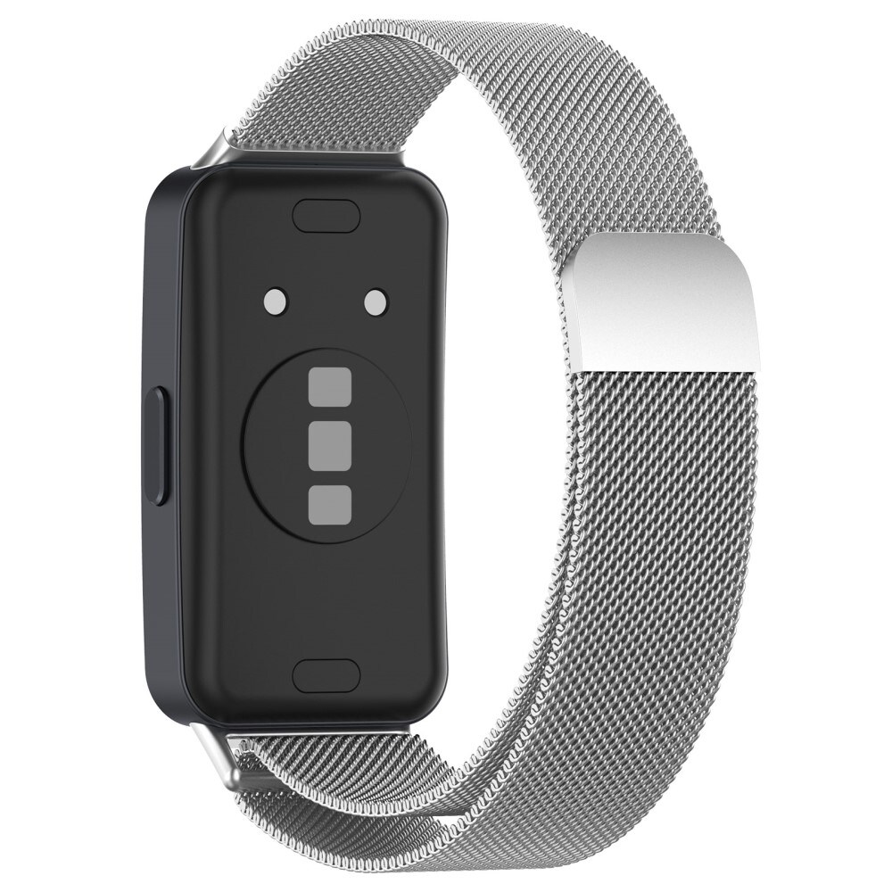 Huawei Band 9 Armbånd Milanese Loop, Sølv