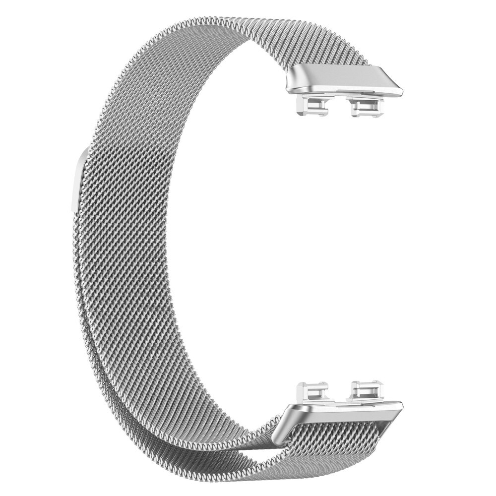 Huawei Band 8 Armbånd Milanese Loop, Sølv