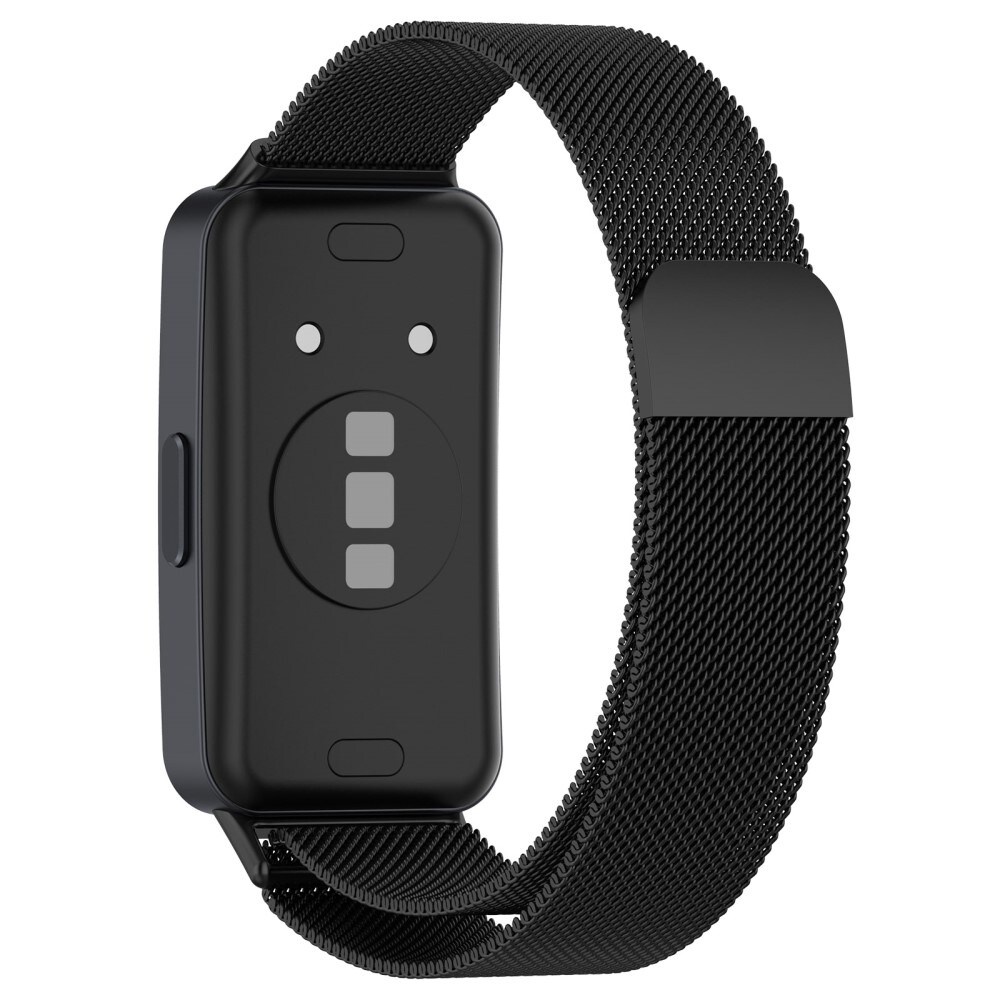 Huawei Band 9 Armbånd Milanese Loop, Sort