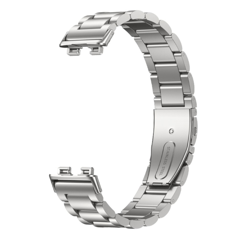 Huawei Band 8 Stilrent linkarmbånd i metal, Sølv