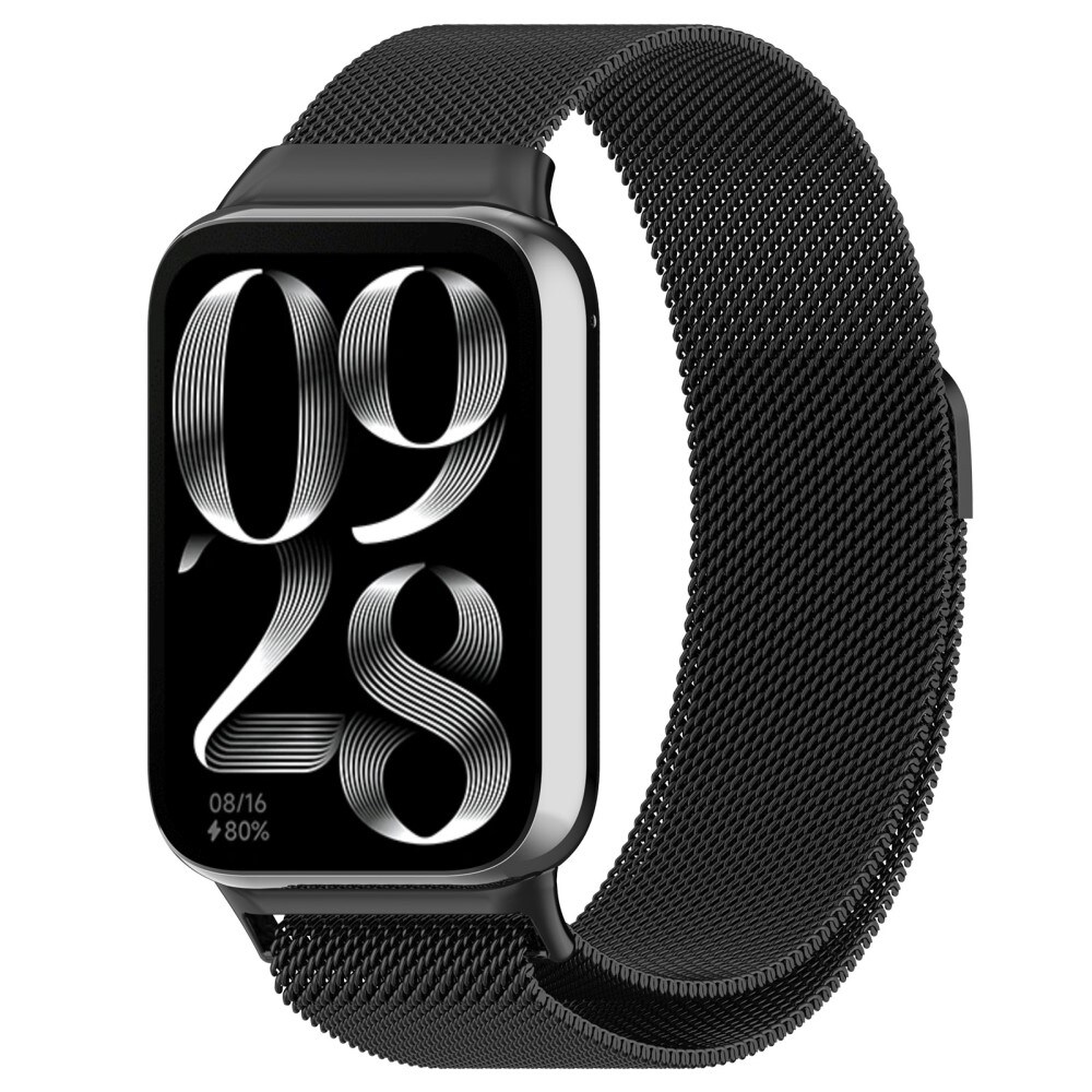 Xiaomi Smart Band 8 Pro Armbånd Milanese Loop, Sort