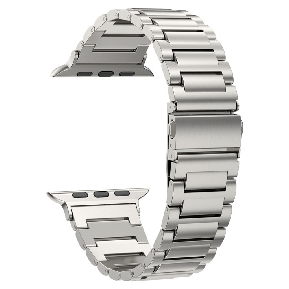 Apple Watch Series 4-6 40mm Smart armbånd i titanium, Sølv