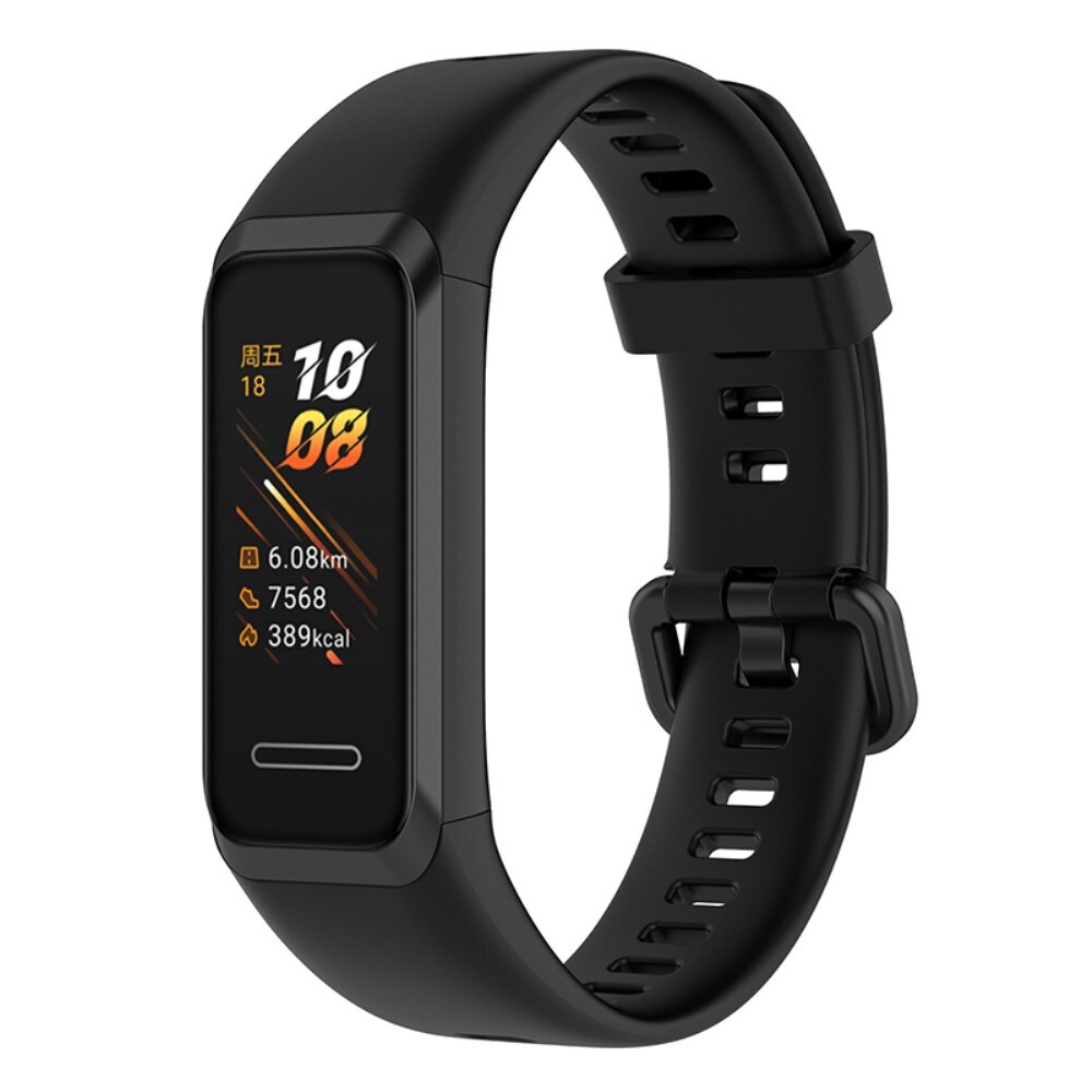 Huawei Band 4 Armbånd i silikone, Sort