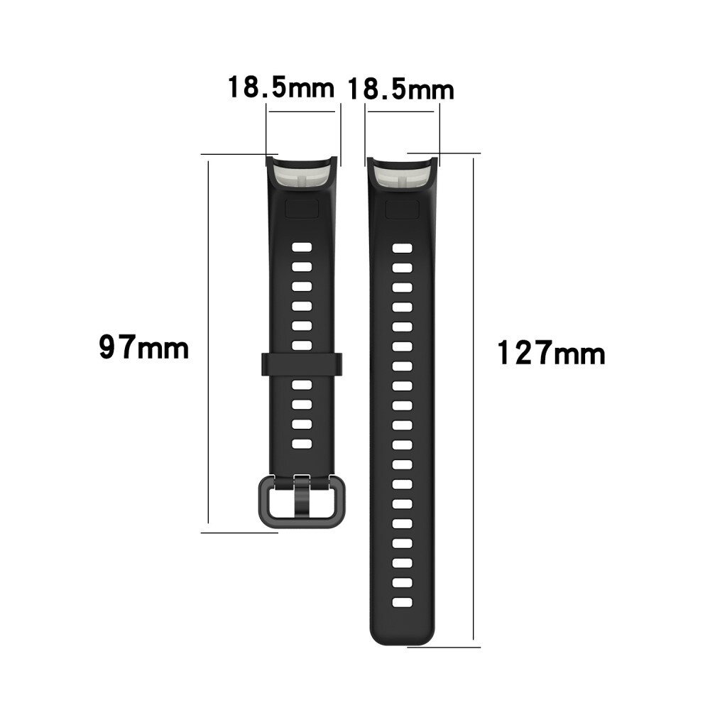 Huawei Band 4 Armbånd i silikone, Sort