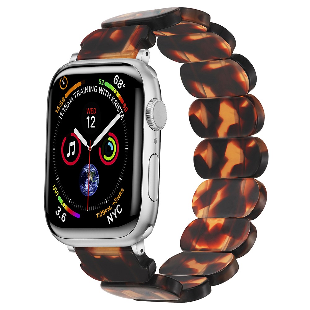 Apple Watch Series 11 42mm Fleksibelt armbånd i resin, Brun