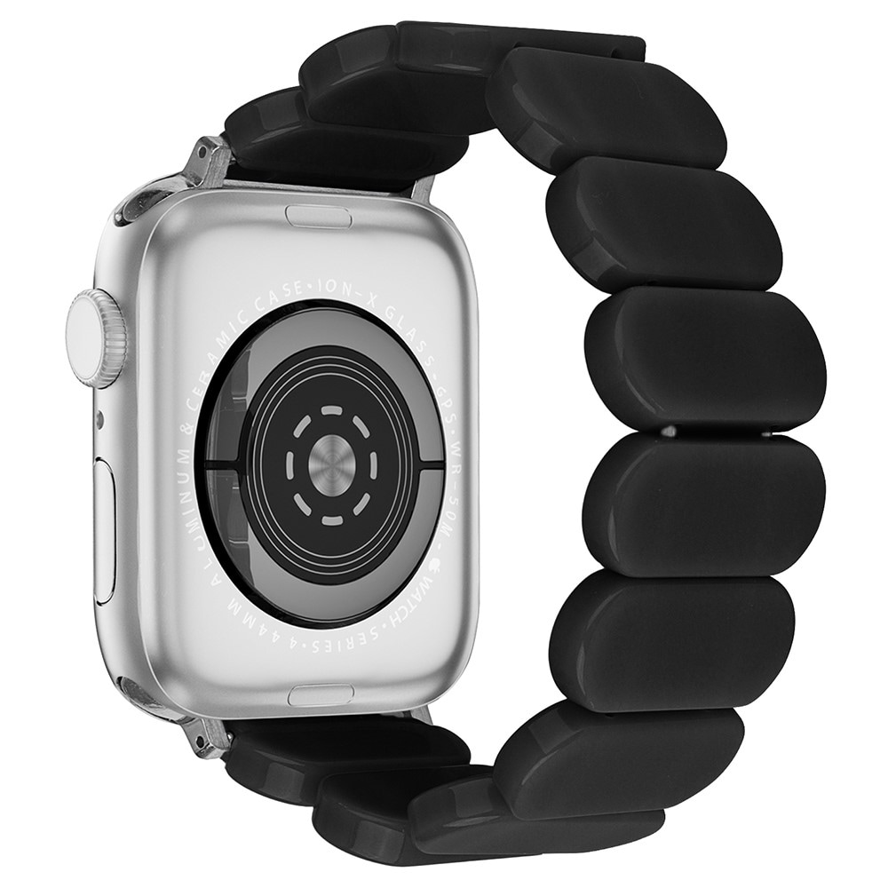 Apple Watch Series 10 42mm Fleksibelt armbånd i resin, Sort
