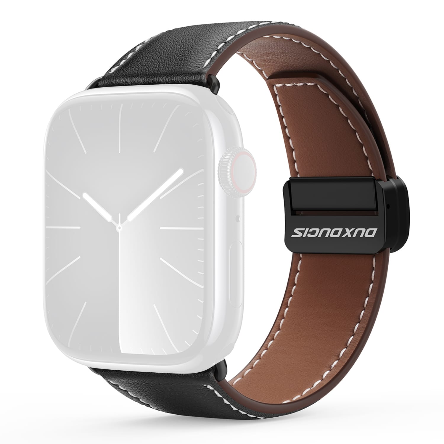 Apple Watch Series 4-6 44mm Rem i læder, Brun