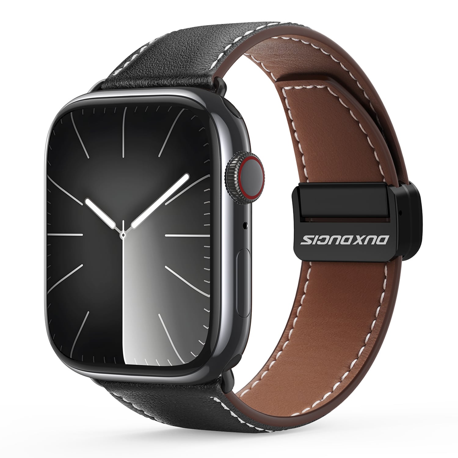 Apple Watch Series 4-6 44mm Rem i læder, Brun