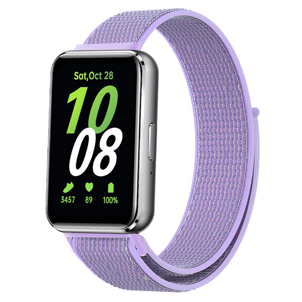 Samsung Galaxy Fit 3 Armbånd i nylon, Lilla