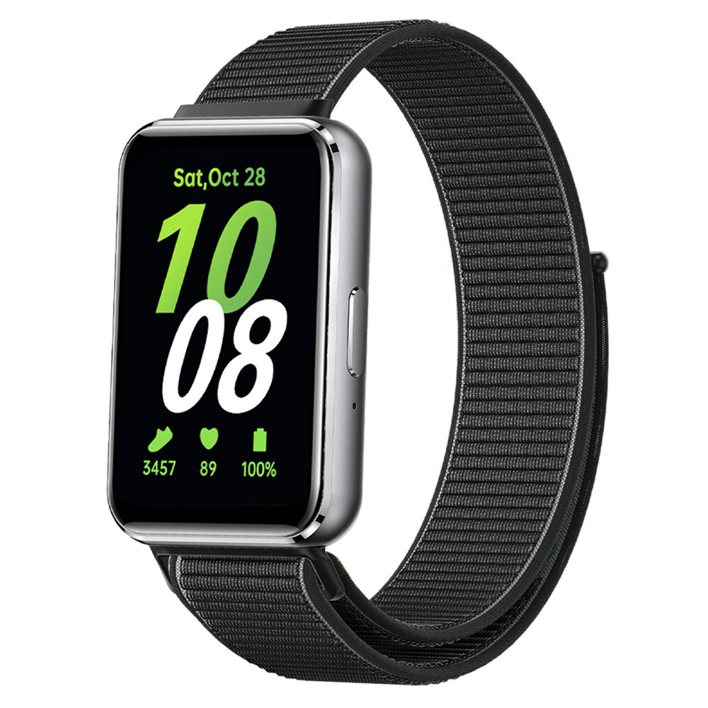 Samsung Galaxy Fit 3 Armbånd i nylon, Sort