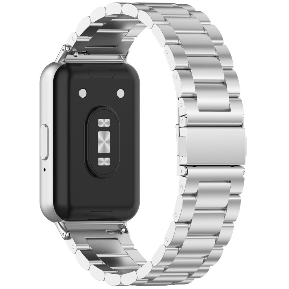 Samsung Galaxy Fit 3 Stilrent linkarmbånd i metal, Sølv