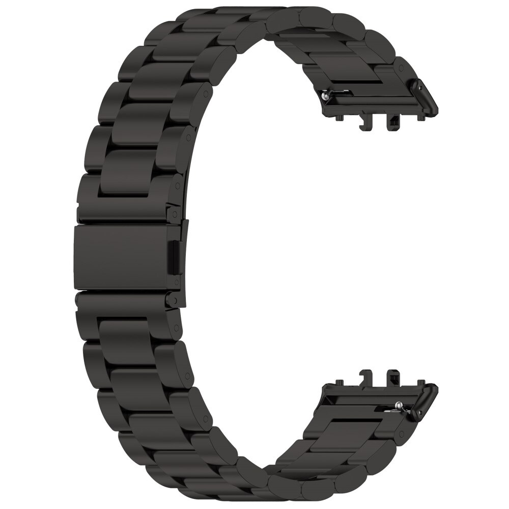 Samsung Galaxy Fit 3 Stilrent linkarmbånd i metal, Sort