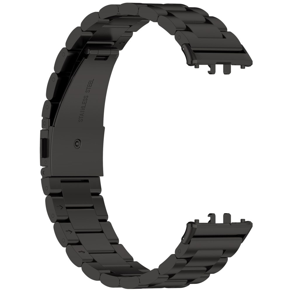 Samsung Galaxy Fit 3 Stilrent linkarmbånd i metal, Sort