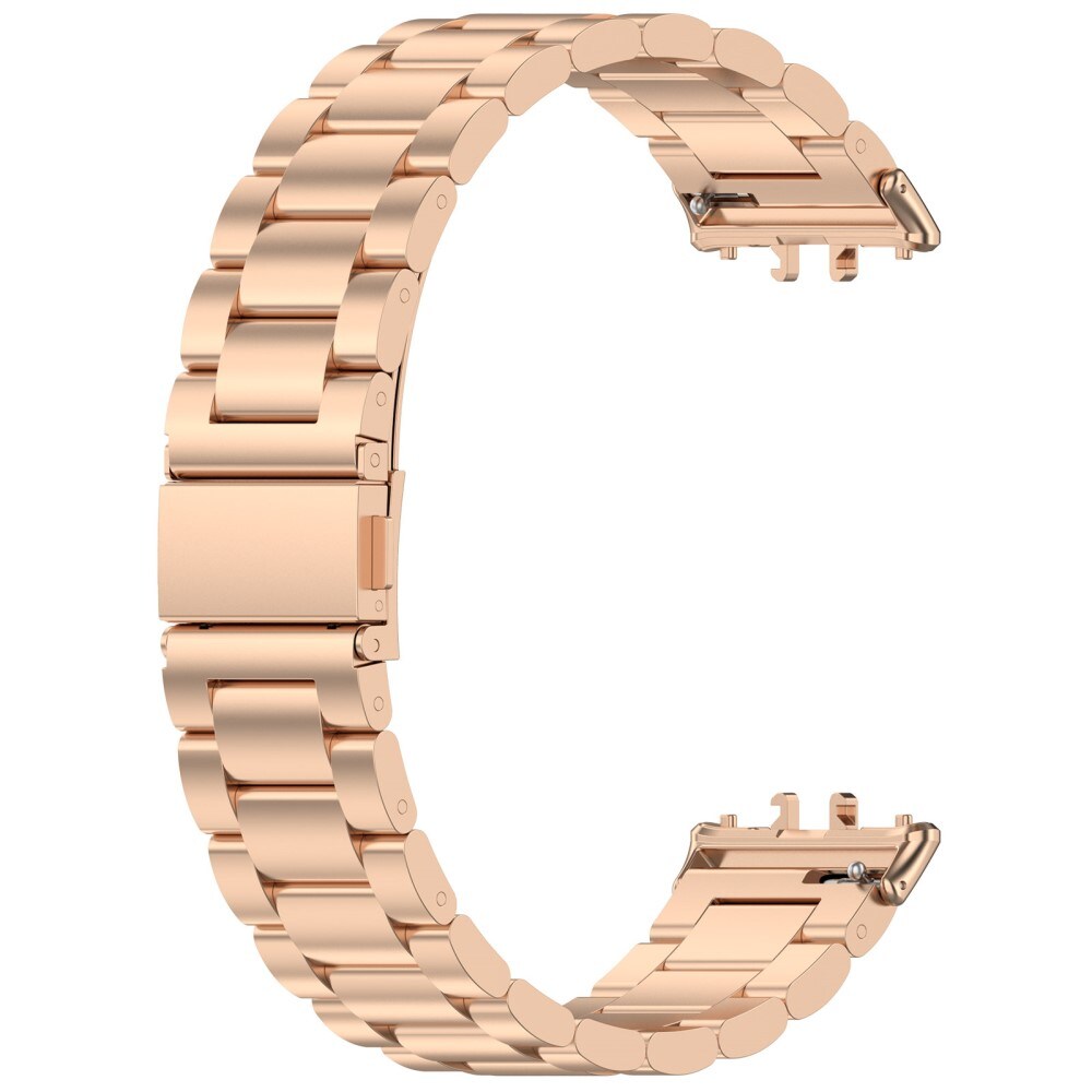 Samsung Galaxy Fit 3 Stilrent linkarmbånd i metal, Rose guld