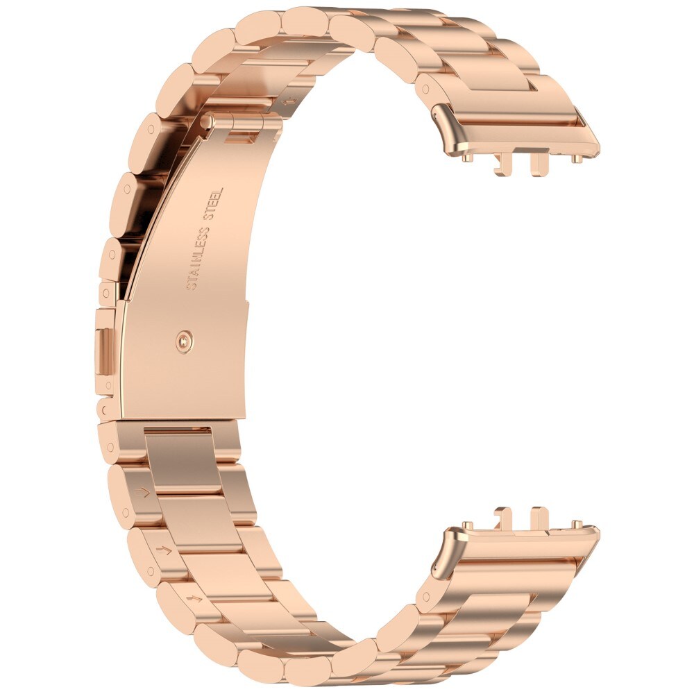 Samsung Galaxy Fit 3 Stilrent linkarmbånd i metal, Rose guld