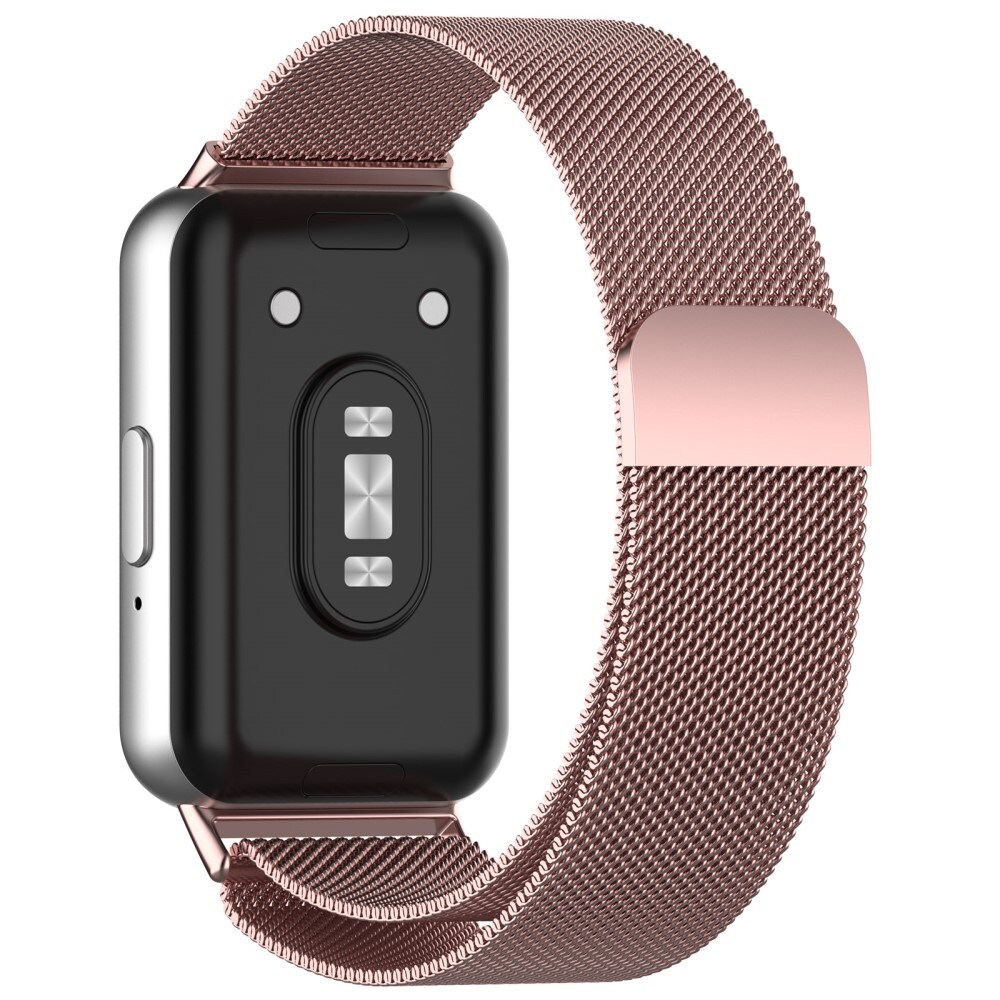 Samsung Galaxy Fit 3 Armbånd Milanese Loop, Lyserød guld