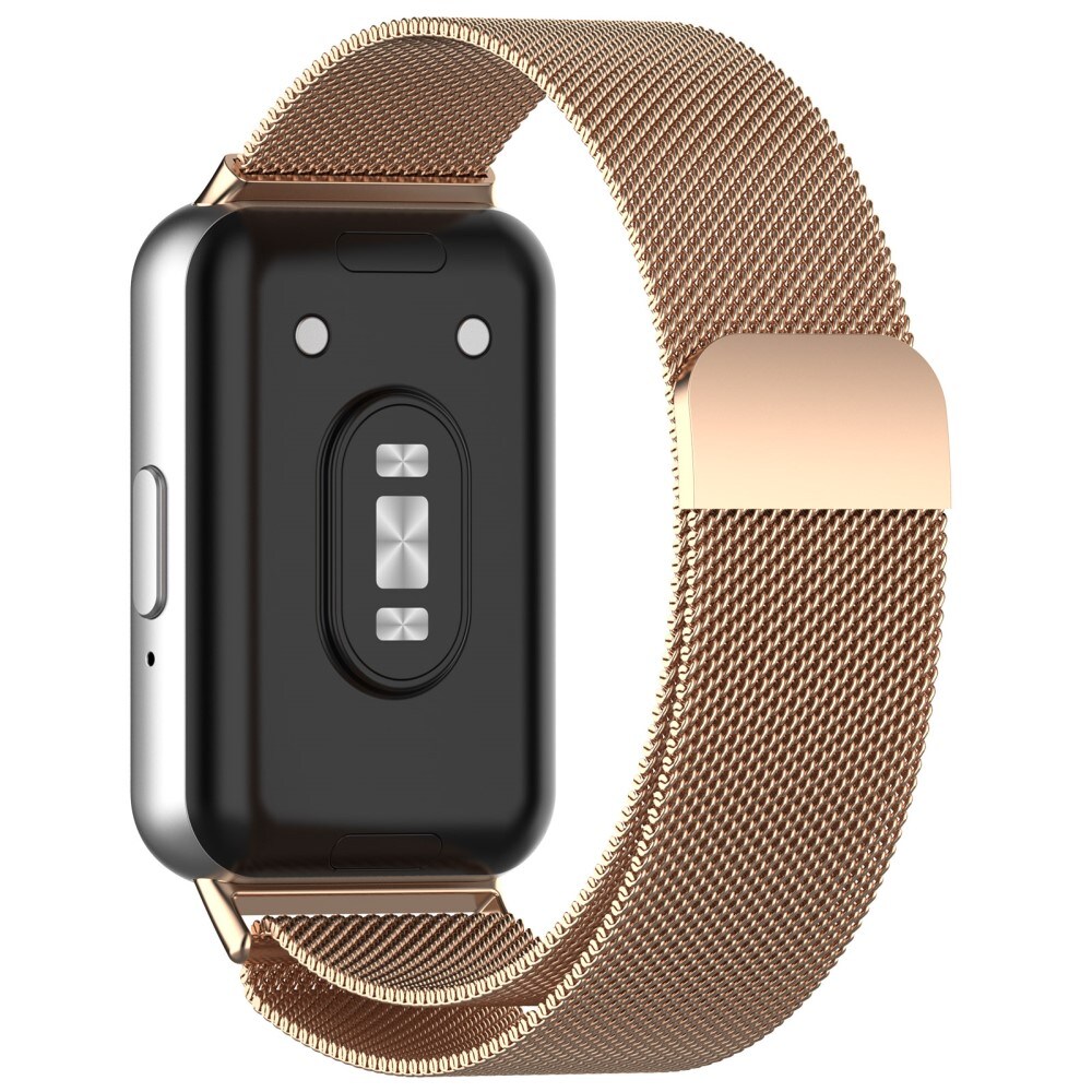 Samsung Galaxy Fit 3 Armbånd Milanese Loop, Rose guld
